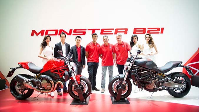 Thái Lan nơi có nhà máy của Ducati sản xuất những mẫu xe này chính là điểm ra mắt đầu tiên.