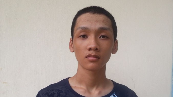“Nghịch tử” Nguyễn Khả Đạt sau khi bị bắt giam.