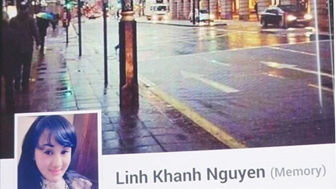 Facebook được cho là của cô gái đã giăng bẫy lừa anh Tuấn, hiện đã không liên lạc được.