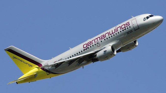 Một chiếc máy bay của hãng hàng không Germanwings. Nguồn: intern3t.com.