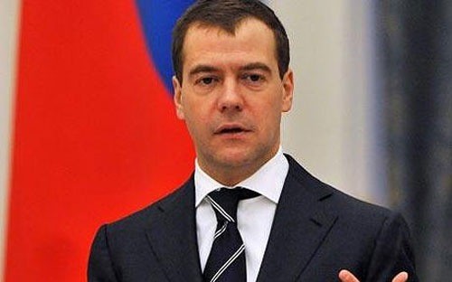 Thủ tướng Liên bang Nga Dmitry Medvedev.