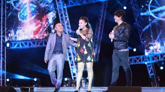 Bộ ba giám khảo quyền lực tại Vietnam Idol 2015.