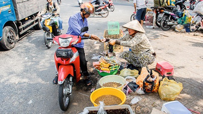 Độc đáo 'chợ' sâu bọ giữa lòng Sài Gòn