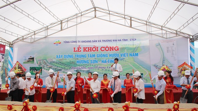 Lễ khởi công dự án.