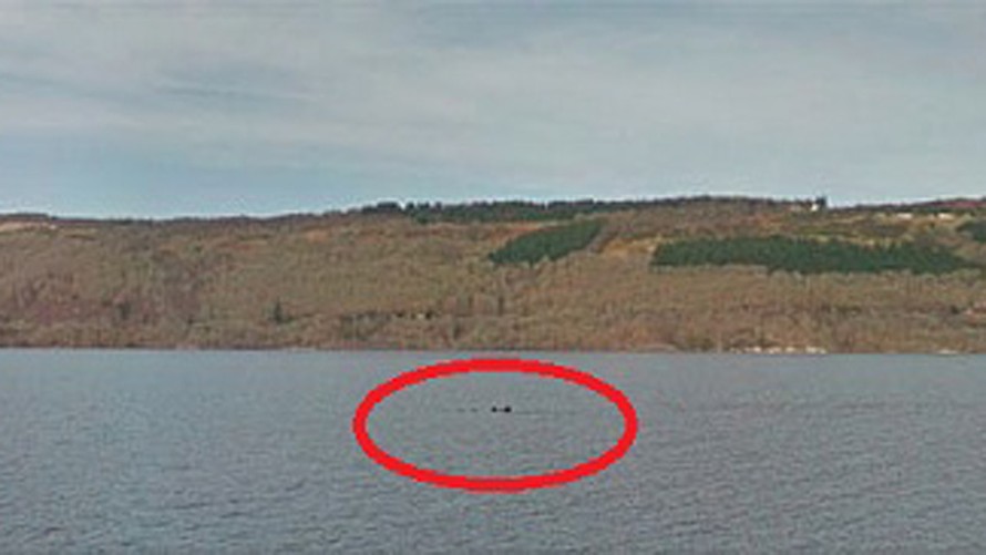 Hình ảnh có thể khơi gợi sự tò mò rằng liệu đây có phải là quái vật hồ Loch Ness. Ảnh: Google.