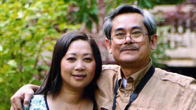 Vợ chồng cố nghệ sĩ Anh Dũng - Phương Thanh.