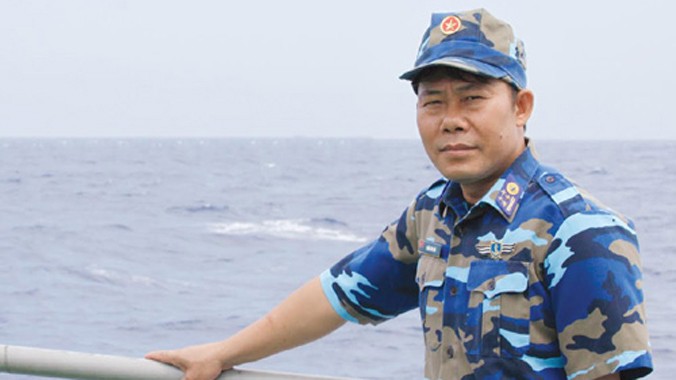 Đại tá Trần Văn Hậu, Phó Chủ nhiệm chính trị CSB. Ảnh: Đức Hạnh.
