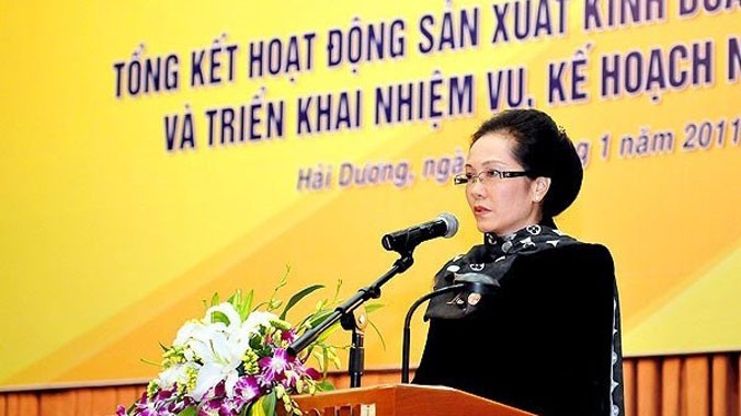 Bà Lê Thị Thúy Ngà - Chủ tịch HĐQT Tập đoàn Nam Cường