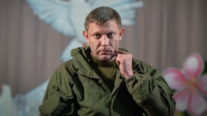 Thủ lĩnh quân ly khai Ukraine Alexander Zakharchenko. Ảnh: Sputnik.
