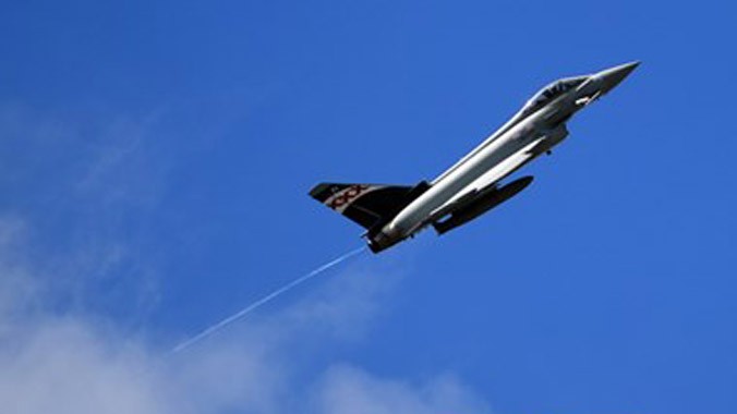 Máy bay chiến đấu Eurofighter Typhoon. Nguồn: AFP-TTXVN.