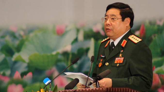 Bộ trưởng Quốc phòng Phùng Quang Thanh. Ảnh: Nguyễn Minh.