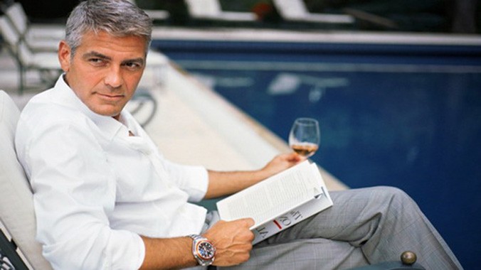 Vẻ hào hoa của tài tử George Clooney.