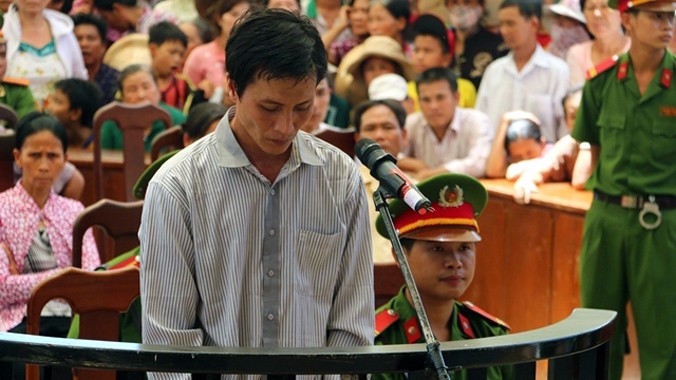 Bị cáo Phạm Huỳnh Hải tại phiên xử. Ảnh: Dân Việt.