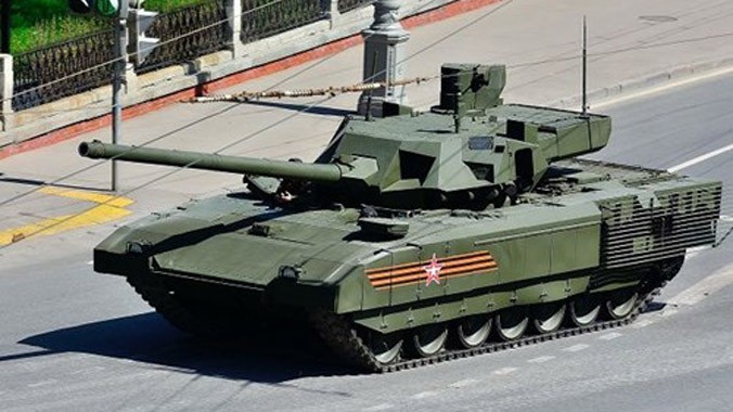 Xe tăng chiến đấu chủ lực T-14 Armata thế hệ mới của Nga.