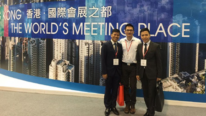 Đại diện Paradise Cruises tham dự ITE 2015, diễn ra từ ngày 11 đến 14/6/2015 tại Hong Kong Convention & Exhibition Center.
