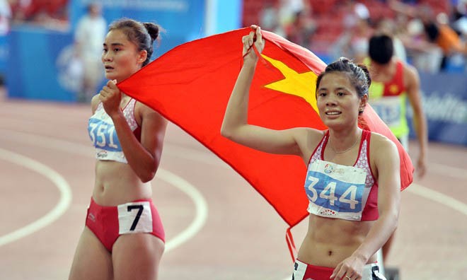 Nguyễn Thị Huyền (344) đã có 3 tấm HCV ở SEA Games 28. Ảnh: Zing