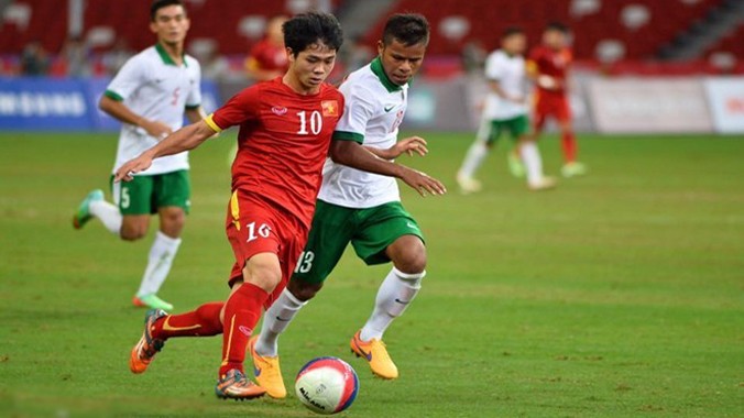 U23 Indonesia đã thi đấu bạc nhược trong trận tranh bán kết và tranh hạng 3. Ảnh: Hoàng Hà.