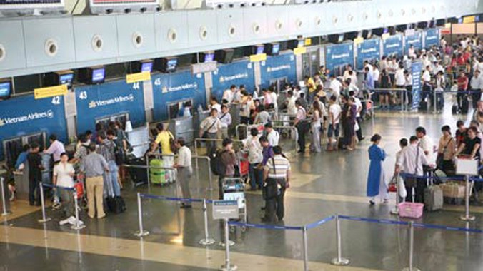 Hành khách được 'check-in' lên máy bay bằng điện thoại