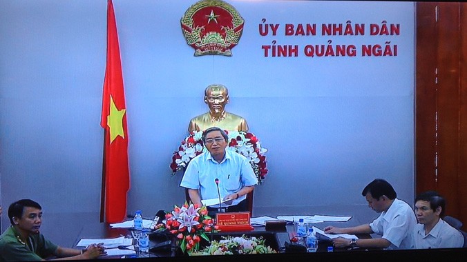 Ông Lê Quang Thích, Phó Chủ tịch Thường trực UBND tỉnh Quảng Ngãi.