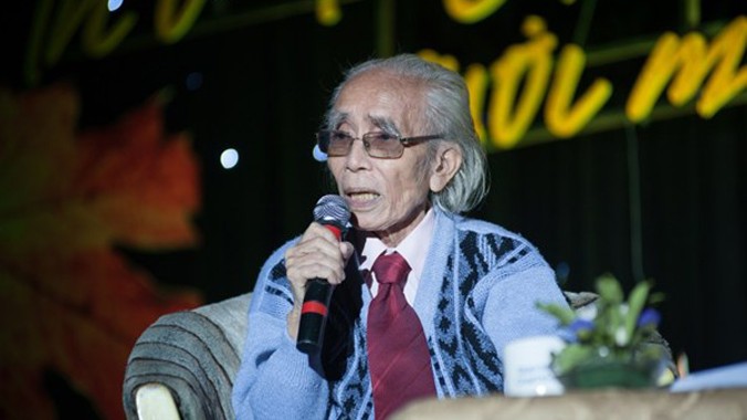Nhạc sỹ Phan Huỳnh Điểu chia sẻ những câu chuyện sáng tác với khán thính giả Thủ đô.