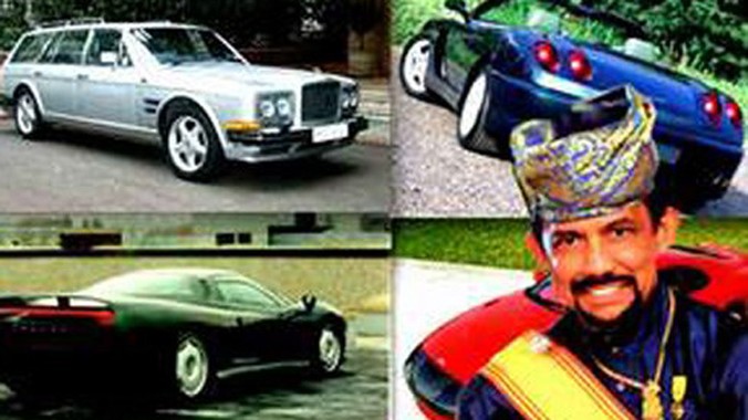 Người đứng đầu Vương quốc Brunei sở hữu những chiếc xe siêu sang, siêu đắt.