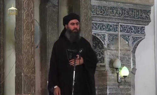 Abu Bakr al-Baghdadi, thủ lĩnh tối cao của IS. Ảnh: Reuters.