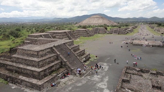 Thành phố cổ Teotihuacan.