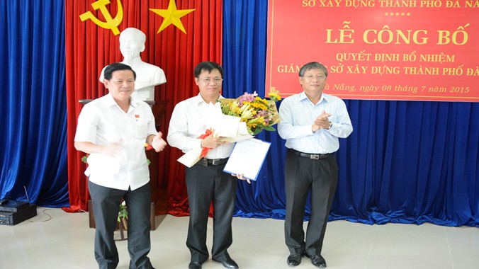Ông Vũ Quang Hùng được bổ nhiệm giữ chức vụ Giám đốc Sở Xây dựng Đà Nẵng.