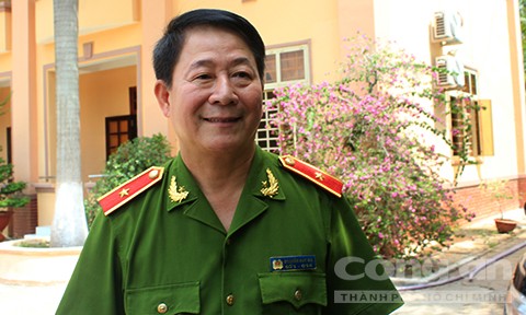 Thiếu tướng Nguyễn Huy Mạ - Cục trưởng cục Cảnh sát quản lý hồ sơ nghiệp vụ (C53, Bộ Công an).