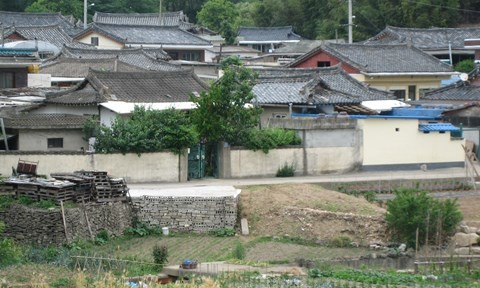 Một làng quê yên bình đặc trưng của Hàn Quốc. Ảnh: Hình minh họa.