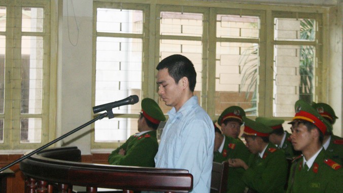 Lý Nguyễn Chung tại phiên tòa ngày 10/3/2015.