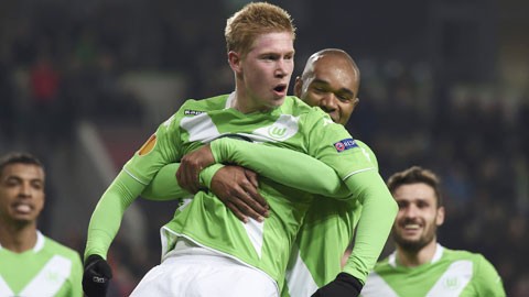 Man City sẵn sàng chi 40 triệu bảng để có De Bruyne nhưng Wolfsburg vẫn không hài lòng với con số này.