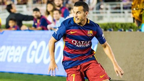 Pedro vẫn tham dự chuyến du đấu của Barca.