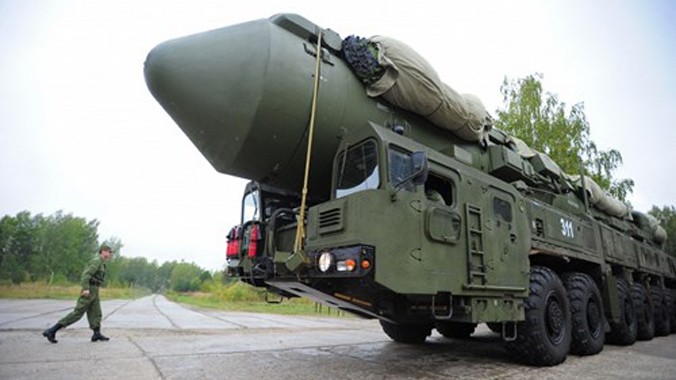 Hệ thống tên lửa di động Nga. 