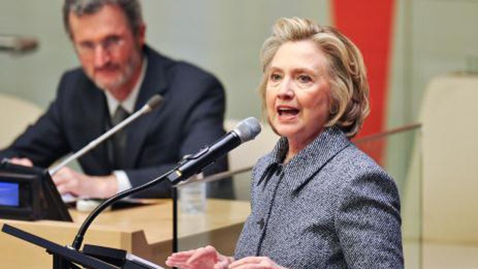 Cựu Ngoại trưởng Mỹ Hillary Clinton. Ảnh: AFP/TTXVN.