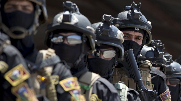 Lực lượng chống khủng bố Iraq do Mỹ huấn luyện.