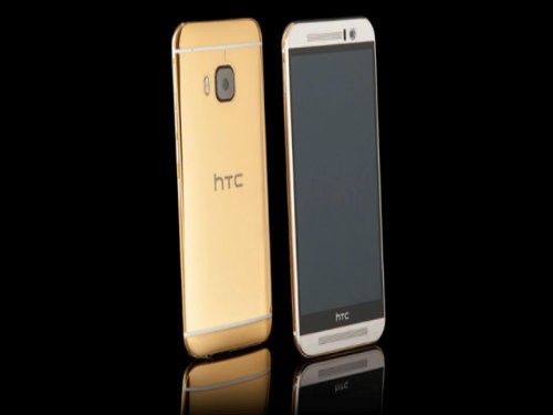 HTC One M9 mạ vàng đẹp mê ly.