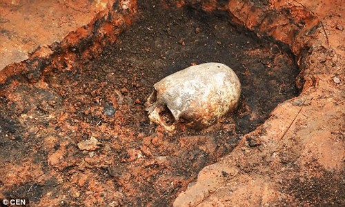 Hộp sọ dài bất thường của một phụ nữ sống cách đây khoảng 2.000 năm tuổi. 