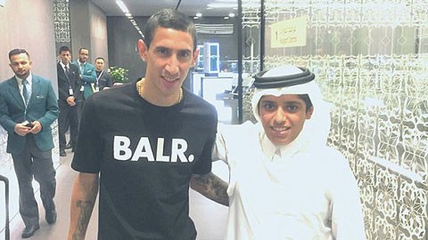 Di Maria đang có mặt tại Qatar.