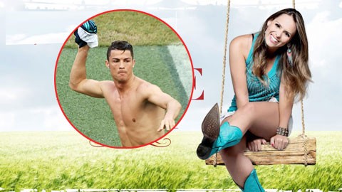 Siêu mẫu Aline Lima vừa năm lần bảy lượt từ chối những màn đong đưa của Ronaldo.