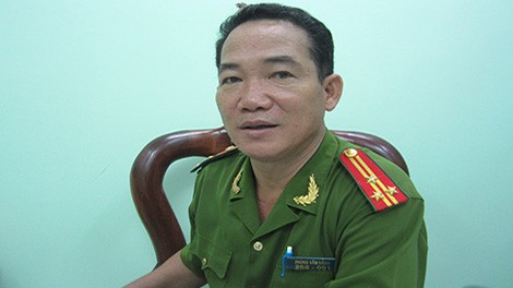 Thượng tá Phùng Văn Đẳng - Phó trưởng phòng PC47 Công an TP HCM.