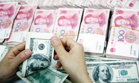 Trung Quốc lần thứ 3 thay đổi tỉ giá nhân dân tệ/ USD. Ảnh: Tân Hoa Xã.