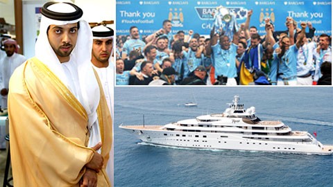 Với tài sản 20 tỷ bảng, Sheikh Mansour bỏ xa tất cả các đối thủ còn lại ở Premier League.