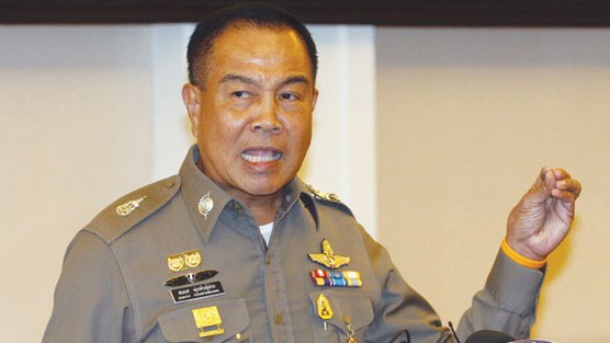 Cảnh sát trưởng quốc gia Thái Lan Somyot Poompanmoungyo. Ảnh: Gulf Times.