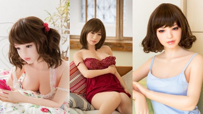 Những cô búp bê tình dục xinh như mộng ở Nhật Bản.