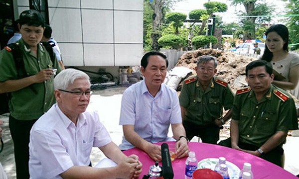 Trực tiếp chỉ đạo tại hiện trường, Đại tướng, Bộ trưởng Trần Đại Quang yêu cầu huy động những lực lượng tinh nhuệ nhất của Tổng cục Cảnh sát tham gia Ban Chuyên án.