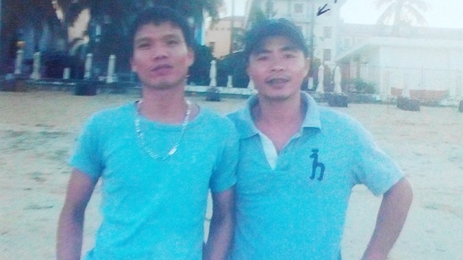 Hai nghi can Hà (trái) và Hiệp. Ảnh Việt Văn.