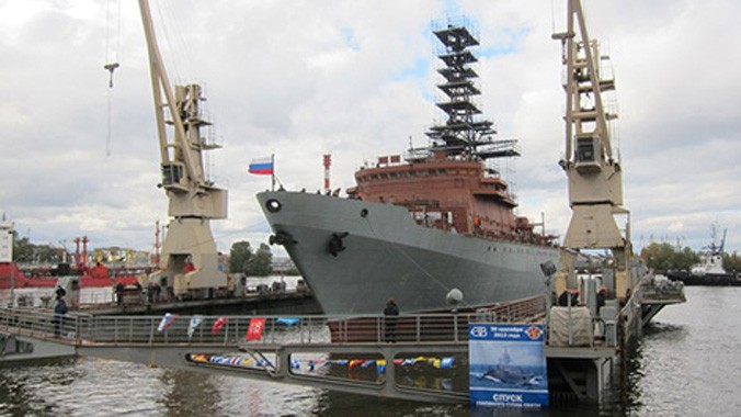 “Yuri Ivanov” được đóng tại nhà máy đóng tàu phía Bắc ở thành phố St.Petersburg từ tháng 11/2013. Ảnh: Russiandefense.