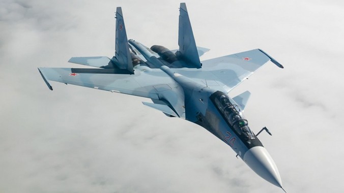 Máy bay chiến đấu Sukhoi Su-30SM của Nga. Ảnh: NT.
