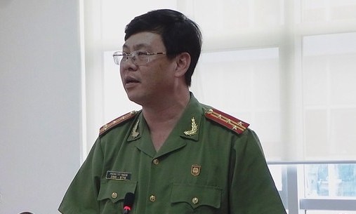 Đại tá Phùng Tất Thành, Trưởng phòng tham mưu công an tỉnh Lâm Đồng.